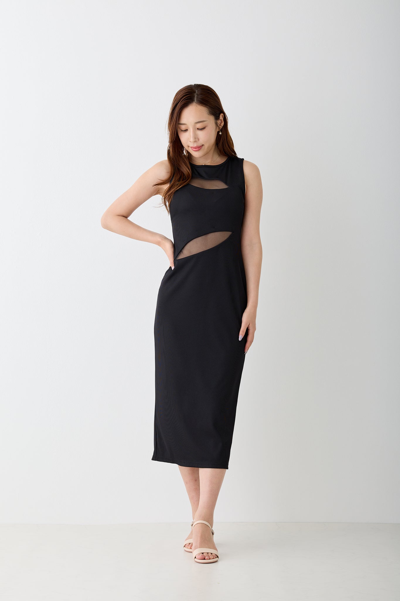 Sheer Knit Dress