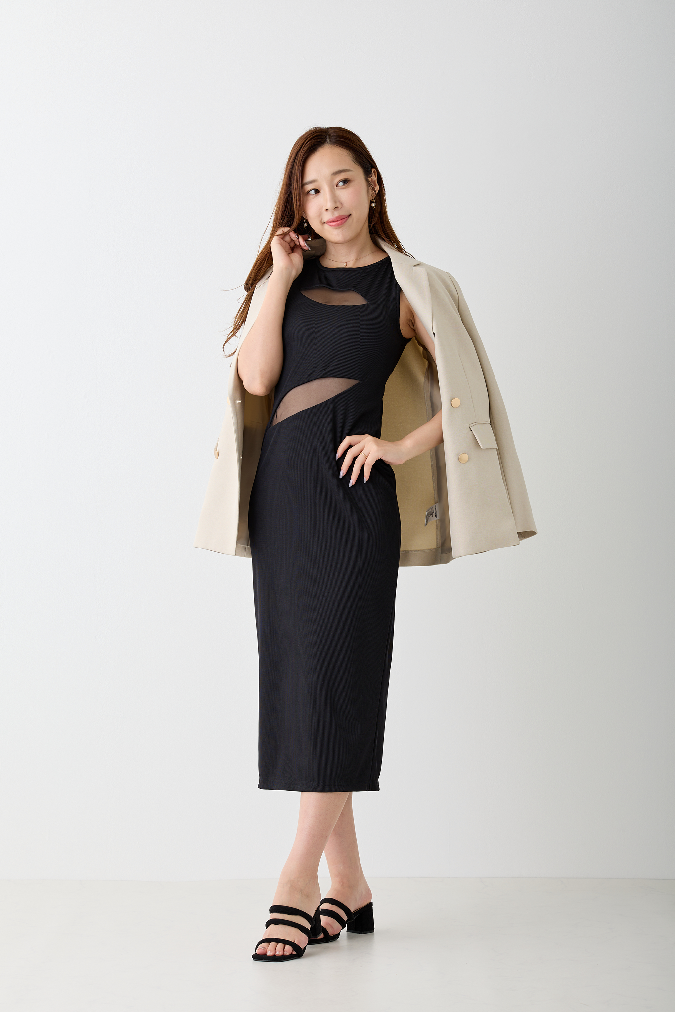 Sheer Knit Dress