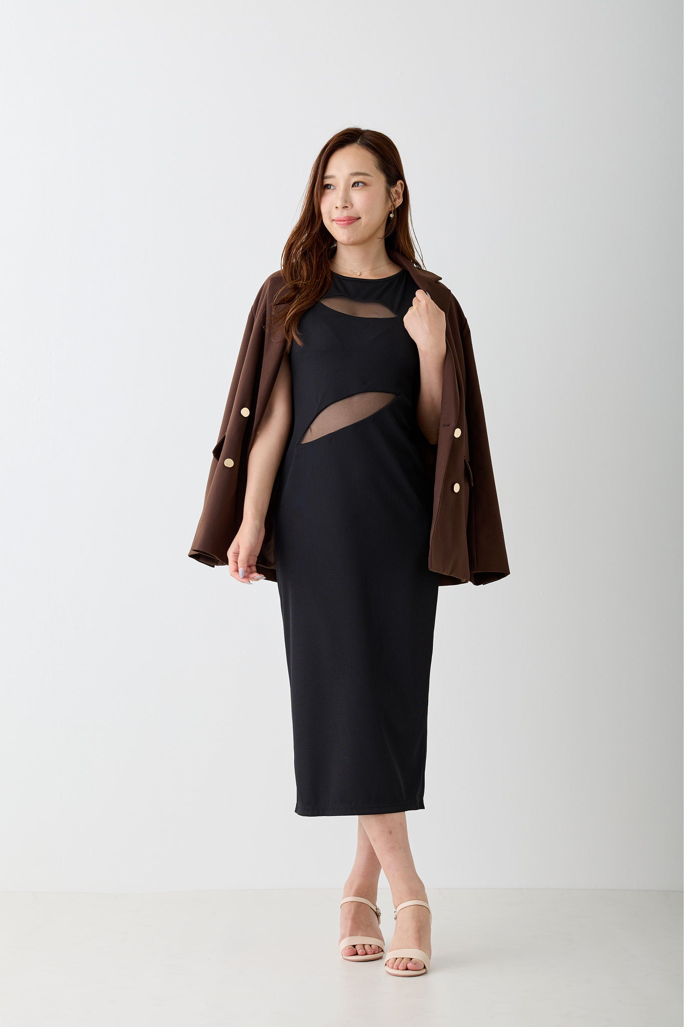 Sheer Knit Dress